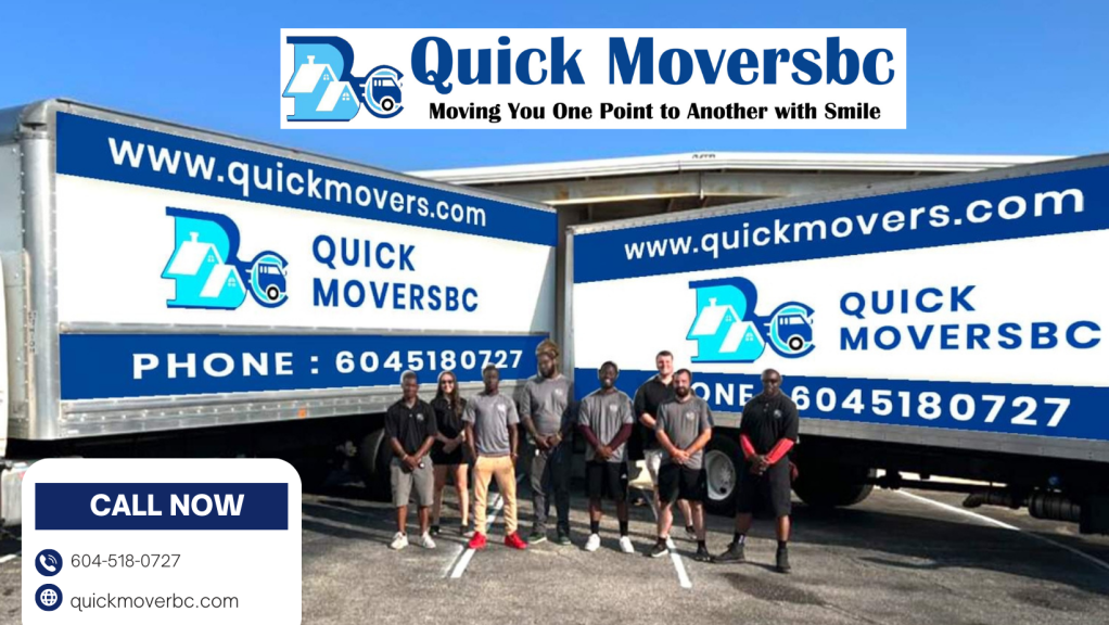 Quick Movers BC, your trusted moving partner in Downtown Vancouver British Columbia,